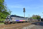 NJT Train # 1169 heading west to Suffern with a dual move pulling a Multilevel Set